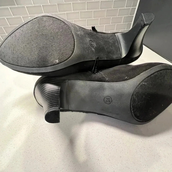 Karen Scott Black Ankle Boots Size 10 - Picture 10 of 10